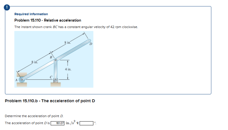 Required Information Problem 1 5 . 1 1 0 -