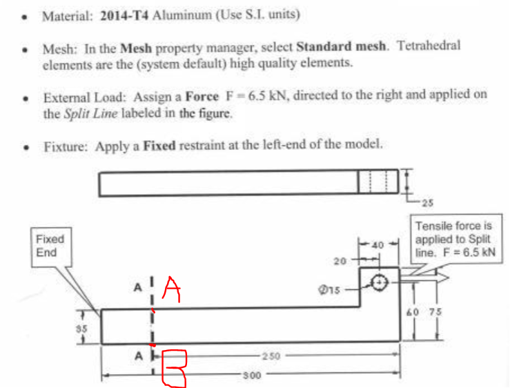 Material: 2 0 1 4 - T 4 Aluminum ( Use S . I.