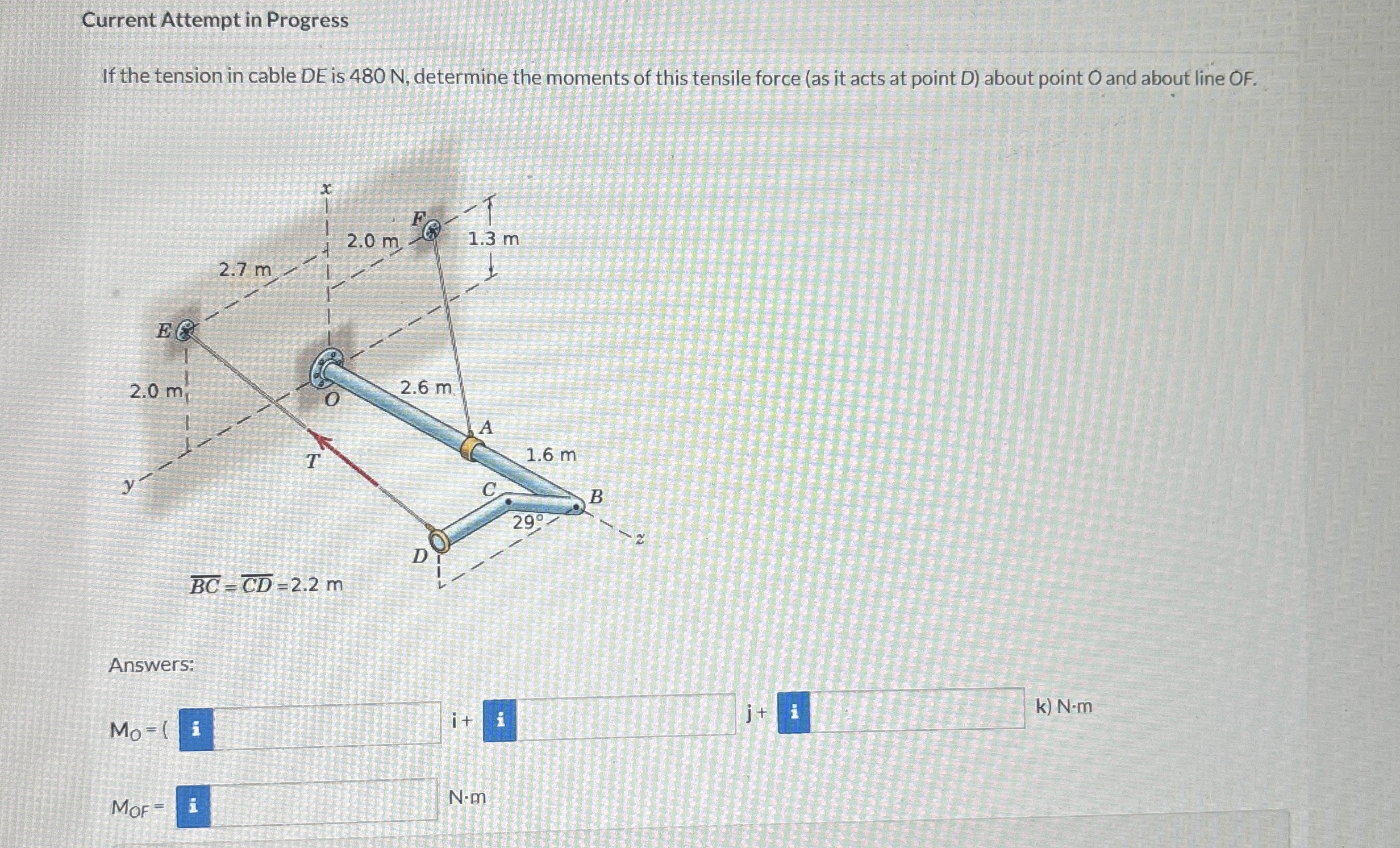 Current Attempt in Progress If the tension in