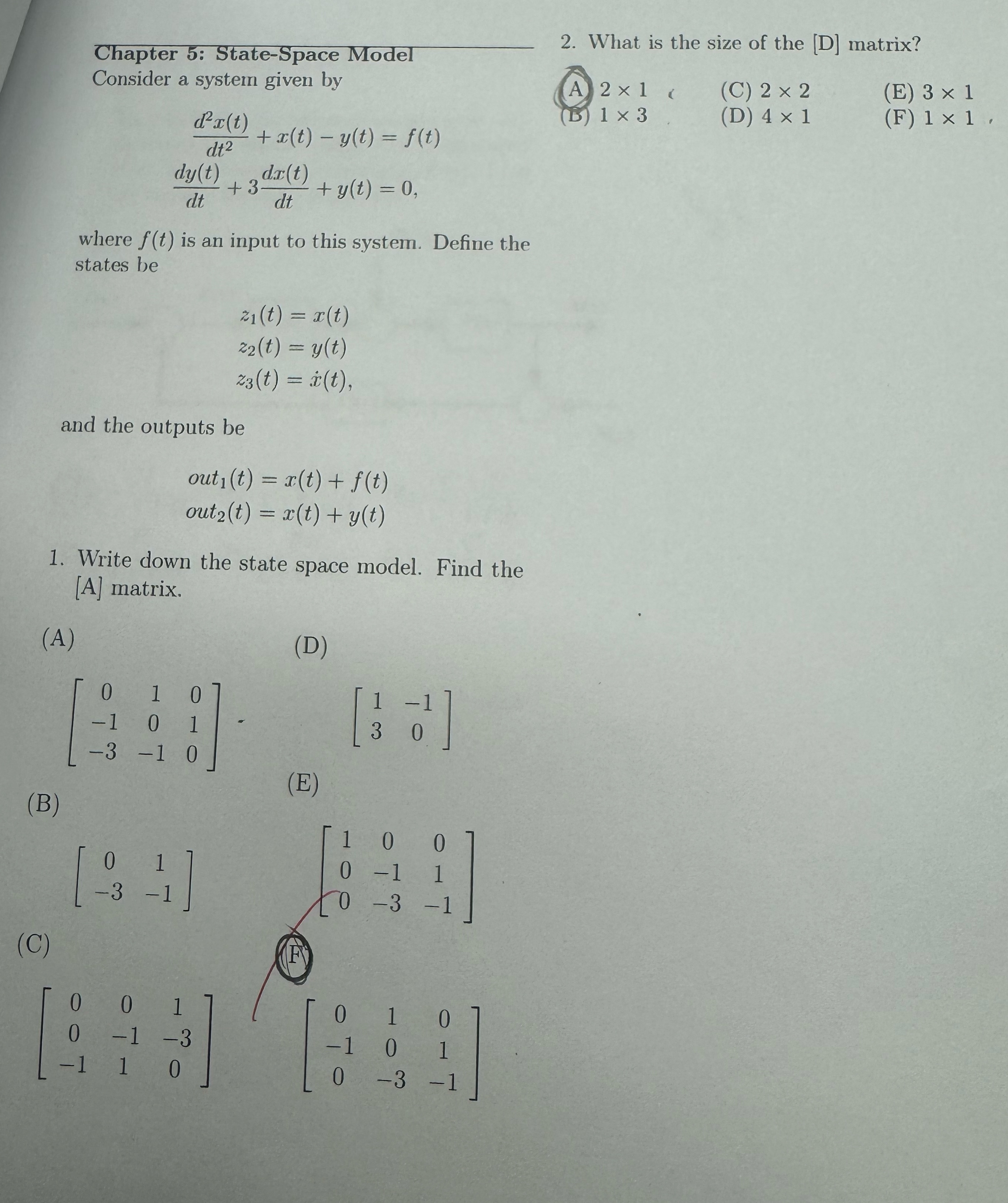 1 . Is incorrect 2 . Is correct Can you show how