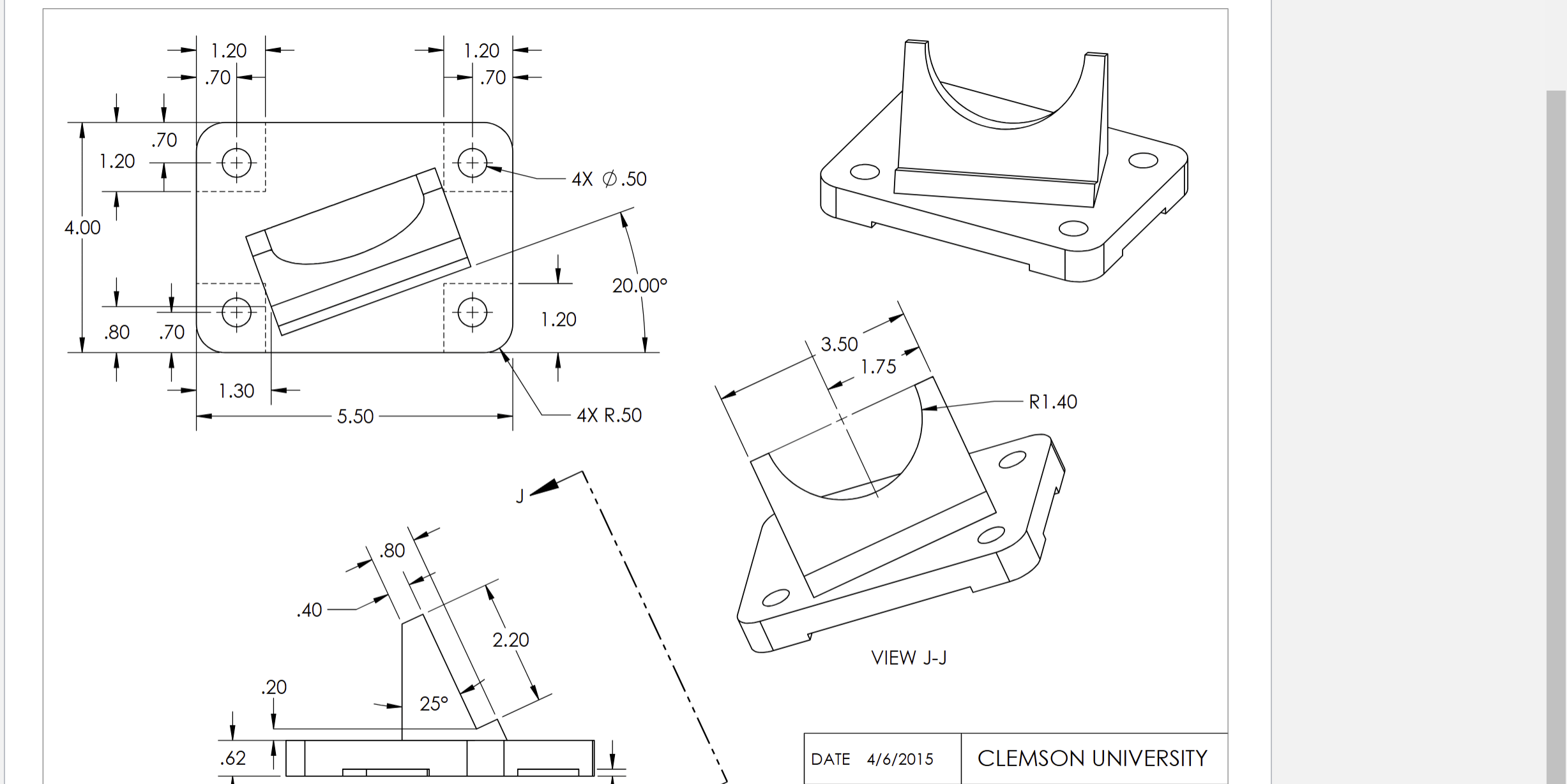 Sketch this in SolidWorks please. Step - by -