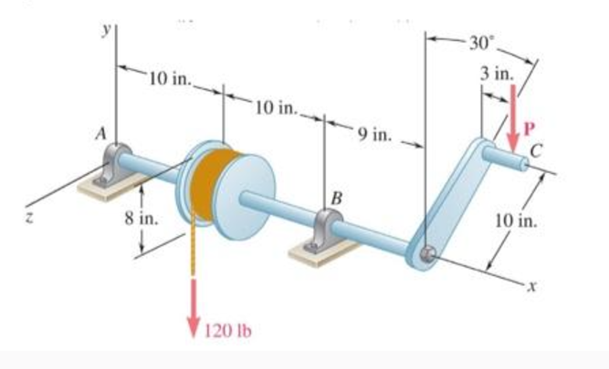 A small winch is used to raise a 1 2 0 - lb load.