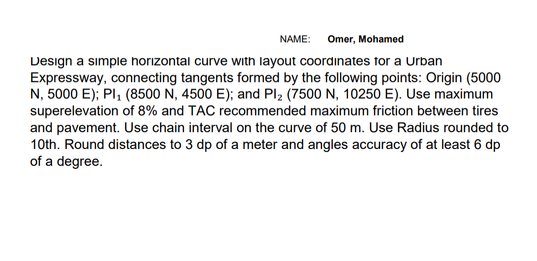 NAME: Omer, Mohamed Uesign a s mple horizontal