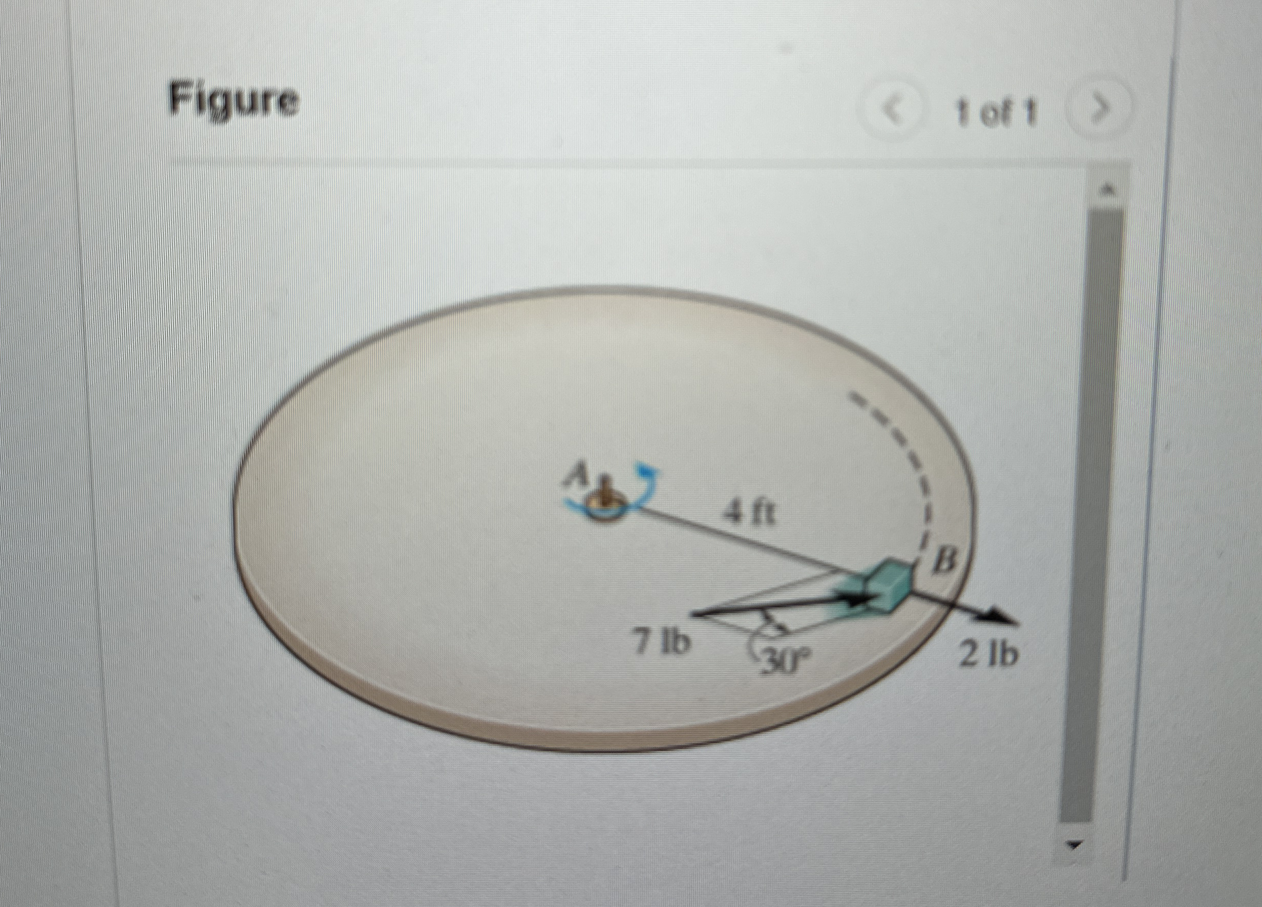 The 8 lb block rests on a surface for which k = 0