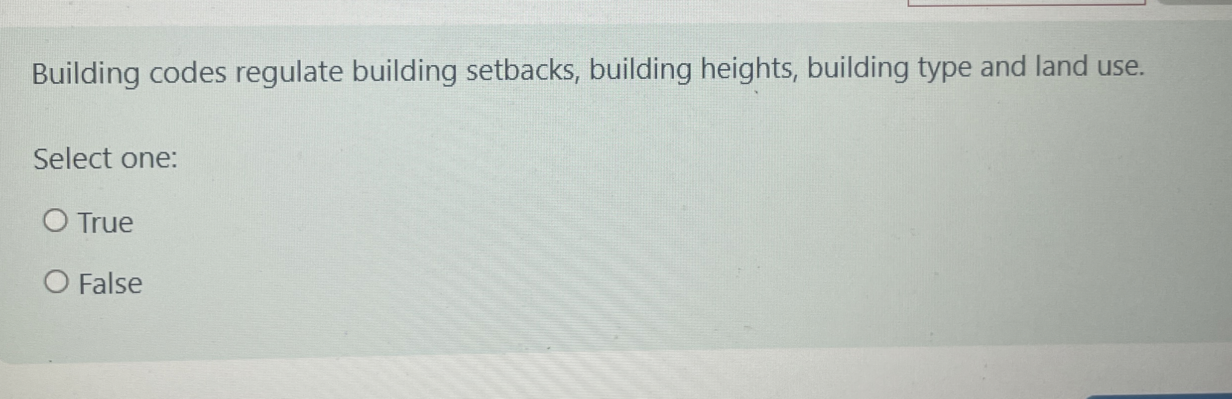 Building codes regulate building setbacks,