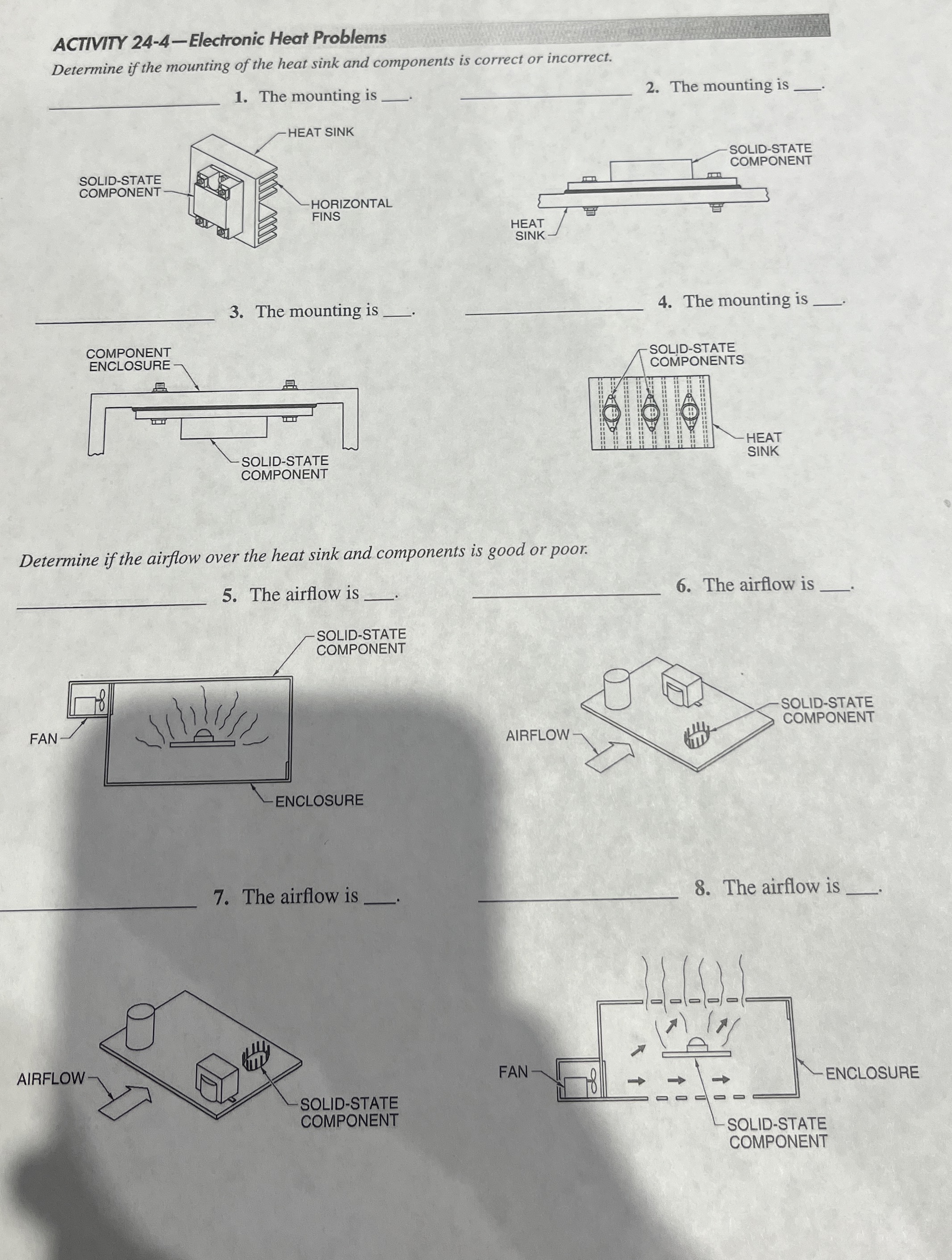 ACTIVITY 2 4 - 4 - Electronic Heat Problems
