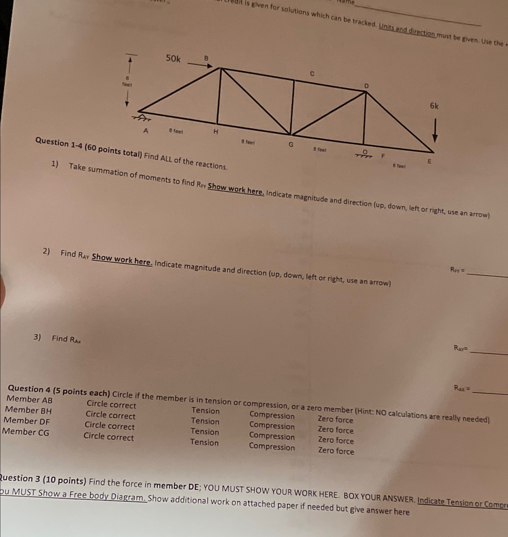 Eiven for solutions which can b Units and