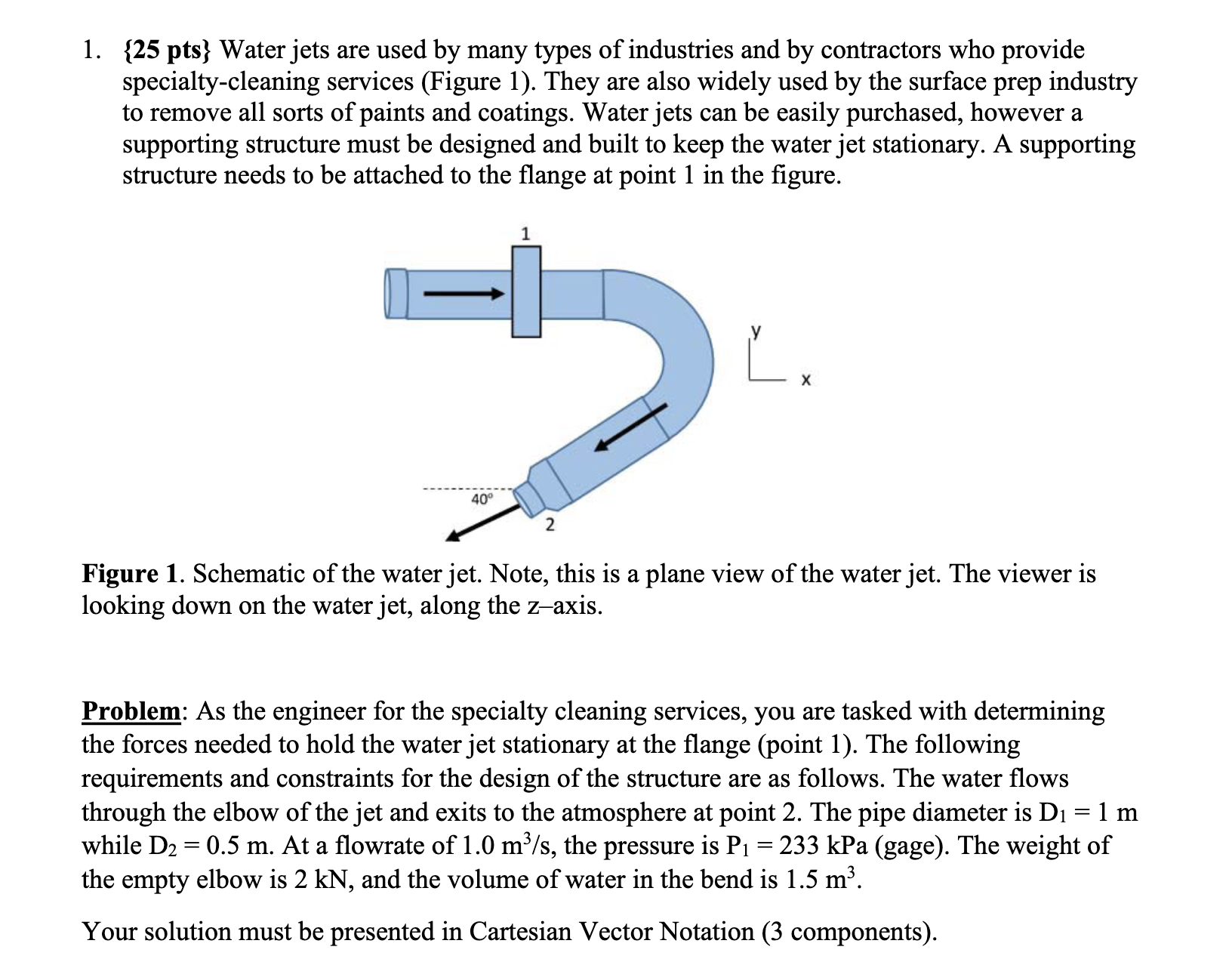 1 . \ ( \ { \ mathbf { 2 5 } \ mathbf { p t s } \