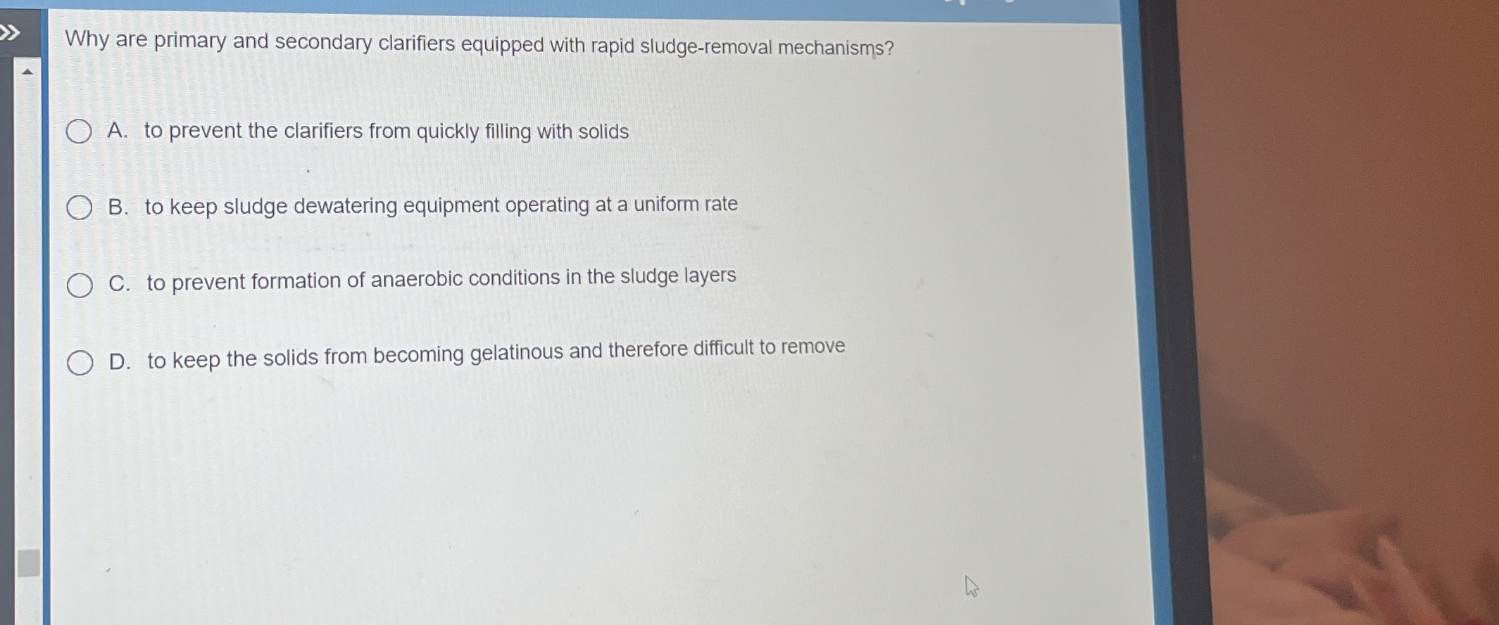 Why are primary and secondary clarifiers equipped