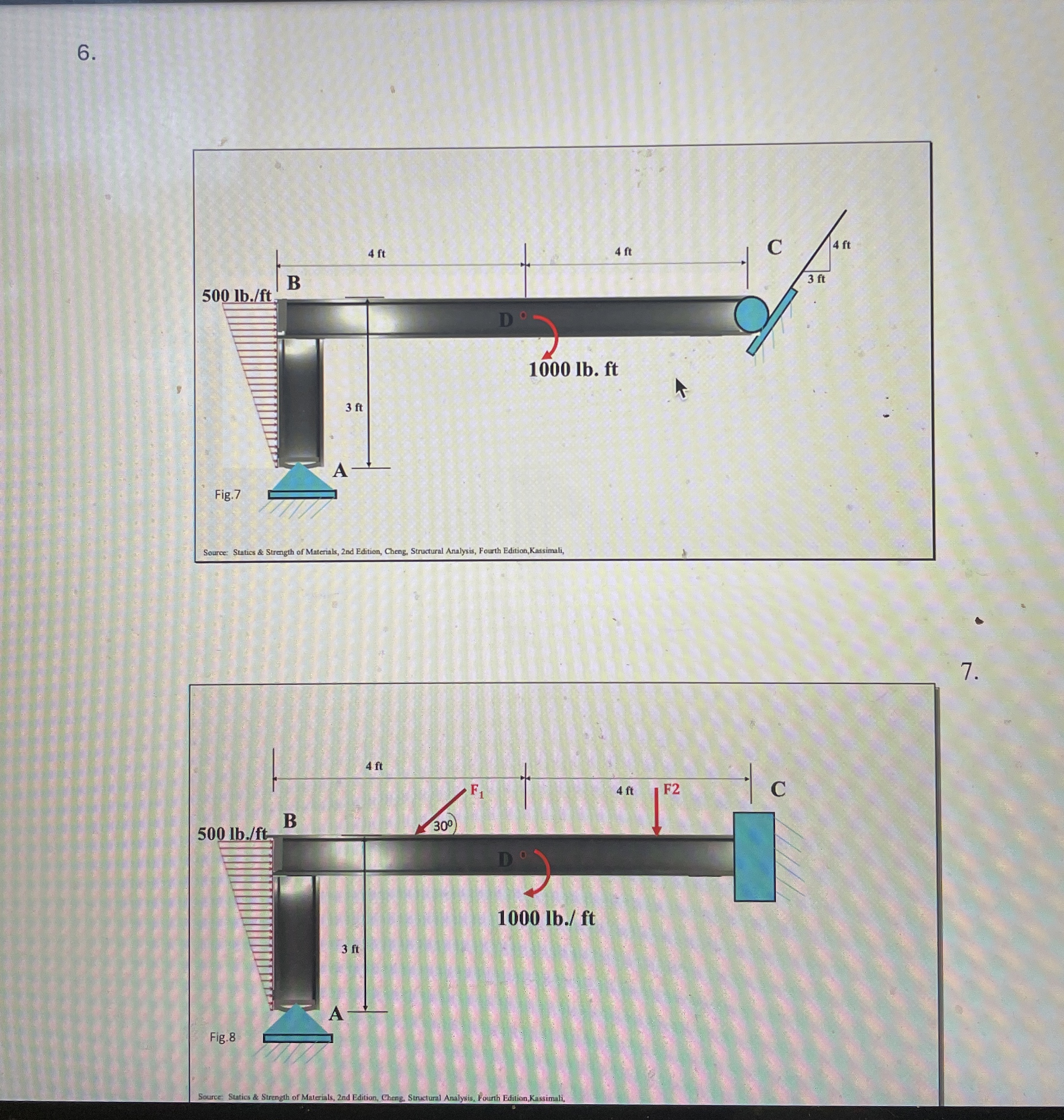 Draw a free body diagram for the following force