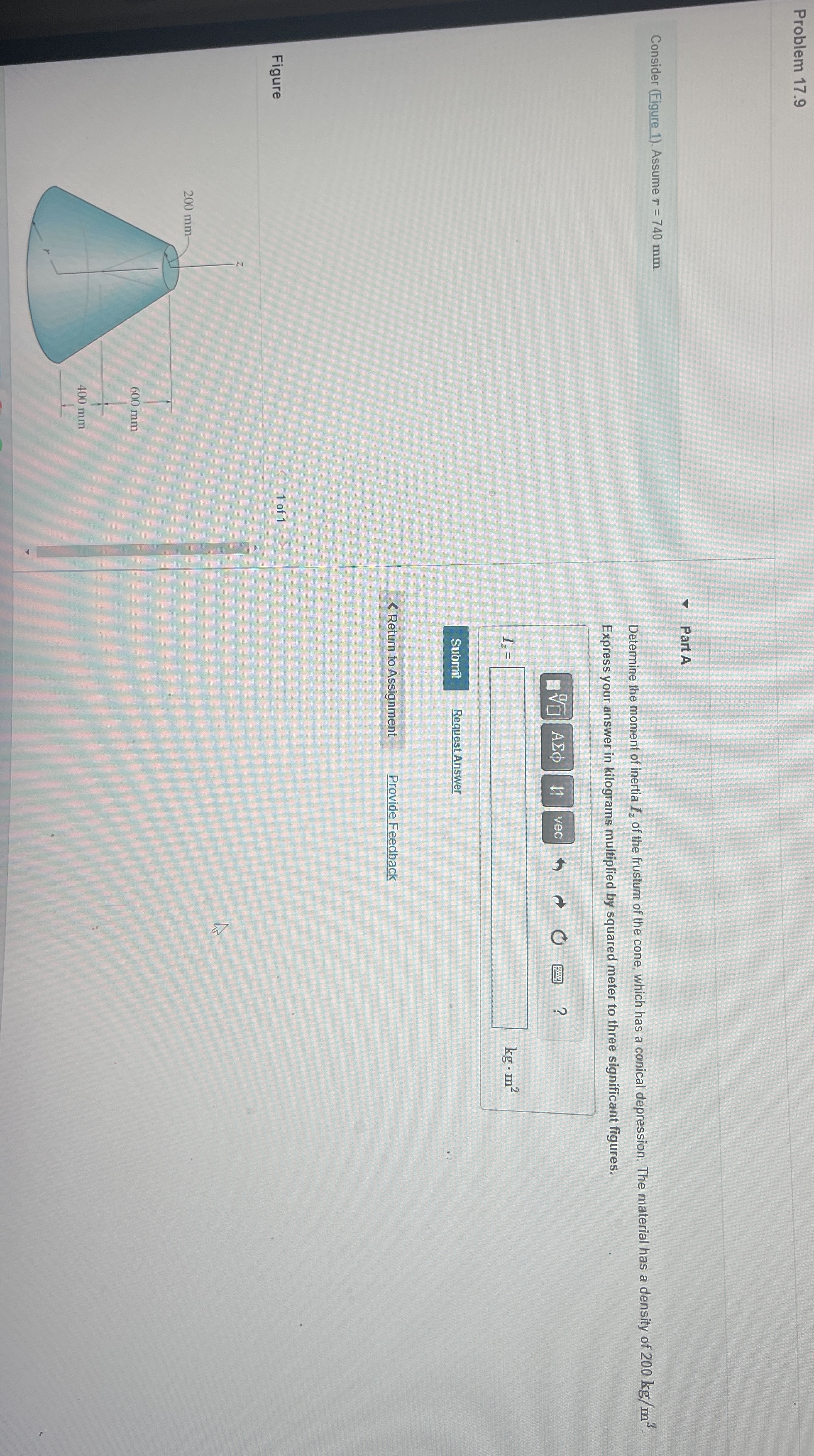 Problem 1 7 . 9 Consider ( Figure 1 ) . Assume r