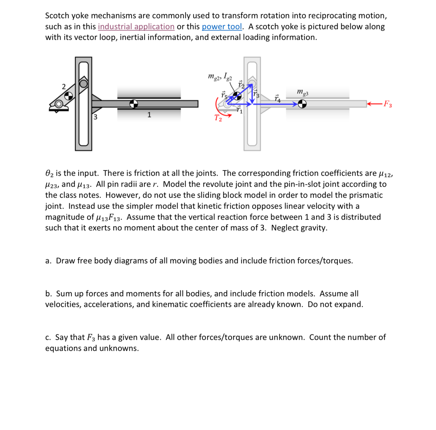 Scotch yoke mechanisms are commonly used to