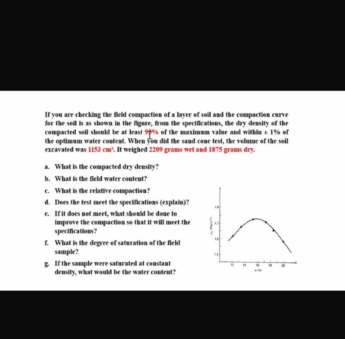 If you are checking the field compaction of a