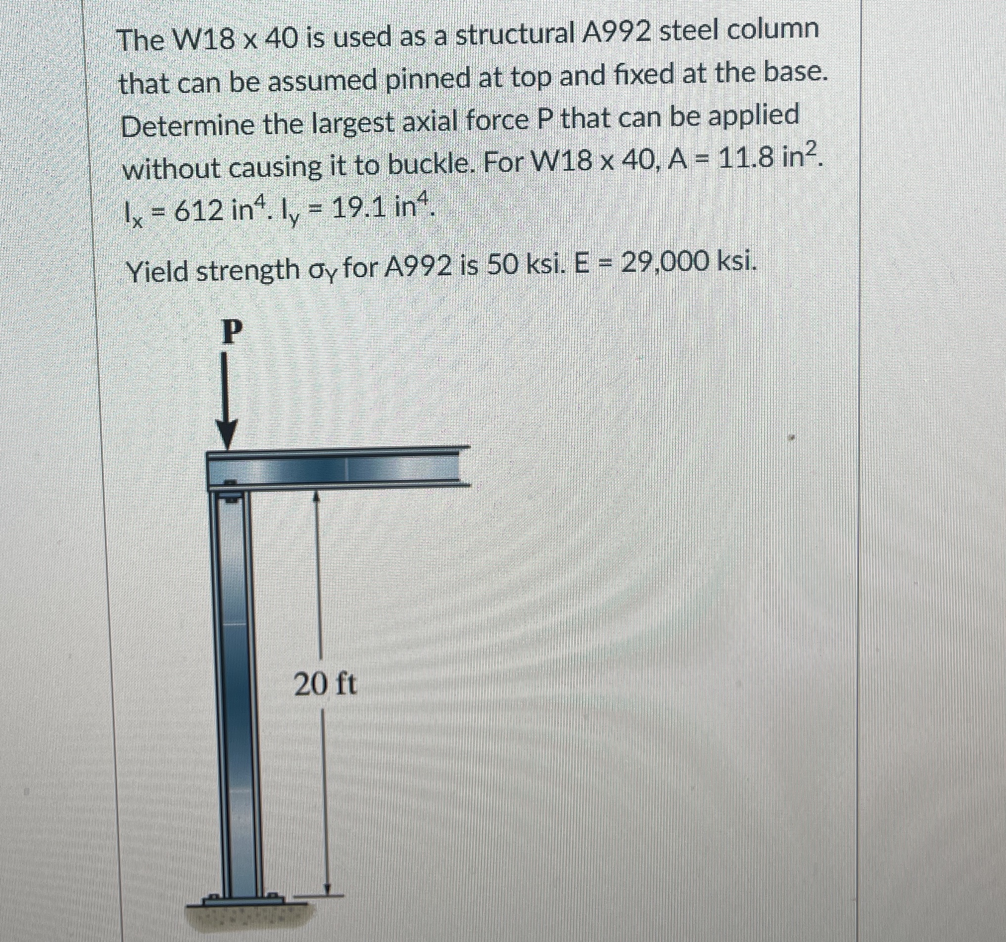 The W 1 8 4 0 is used as a structural A 9 9 2