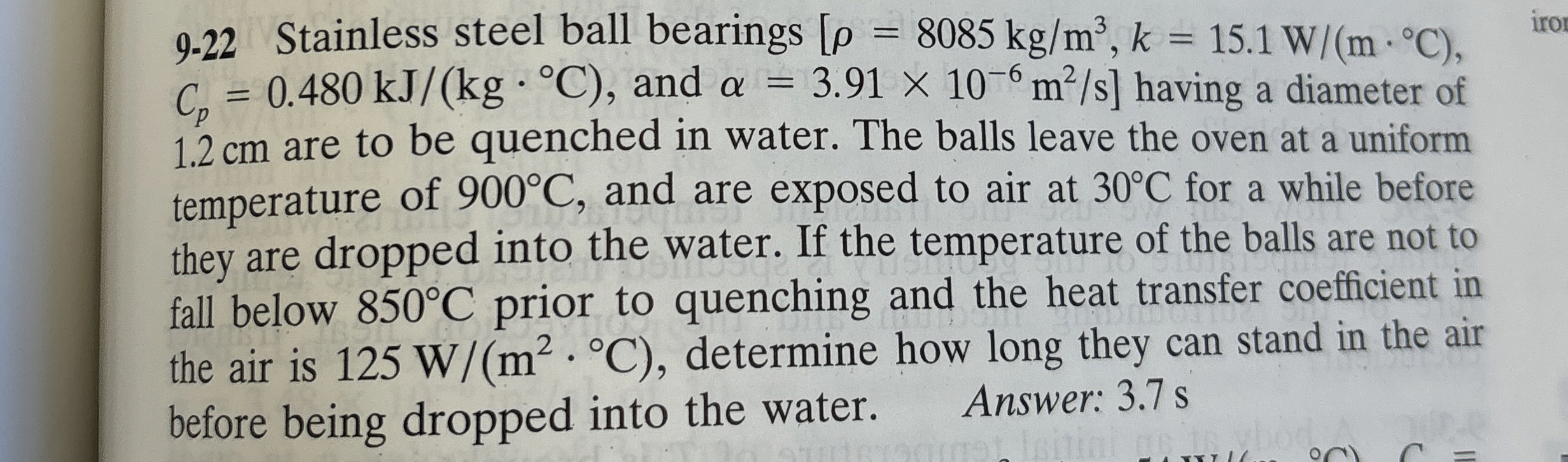 9 - 2 2 Stainless steel ball bearings , C p = 0 .