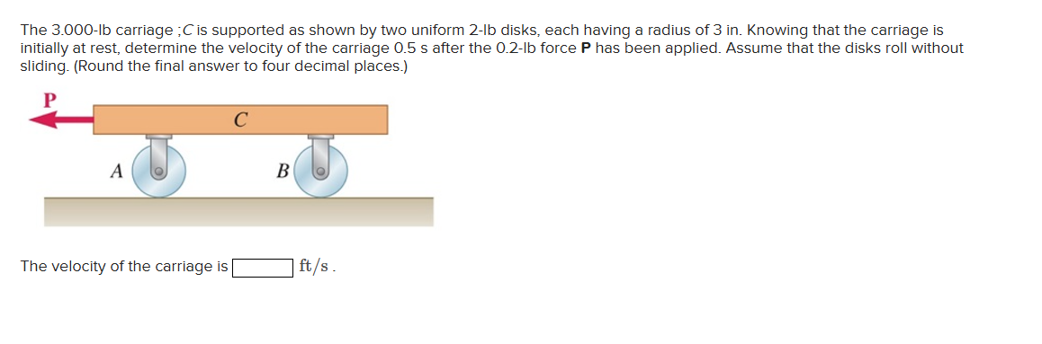 The \ ( 3 . 0 0 0 - \ mathrm { lb } \ ) carriage