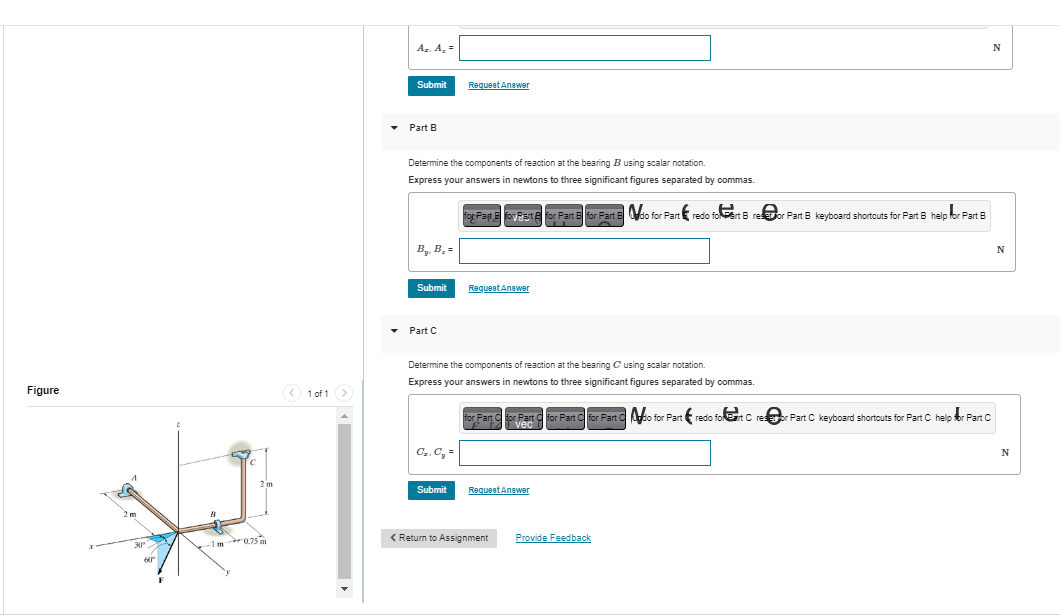 F = 6 5 0 N A _ ( x ) , A _ ( x ) = Part B