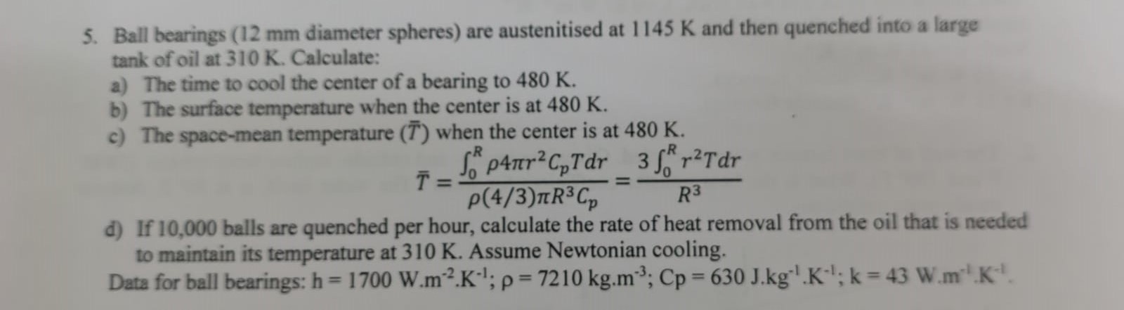 Ball bearings ( 1 2 mm diameter spheres ) are