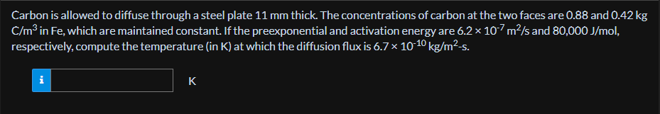 Carbon is allowed to diffuse through a steel