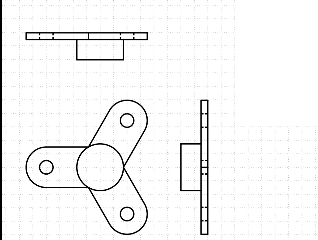 Create an oblique drawing ( cavalier or cabinet )