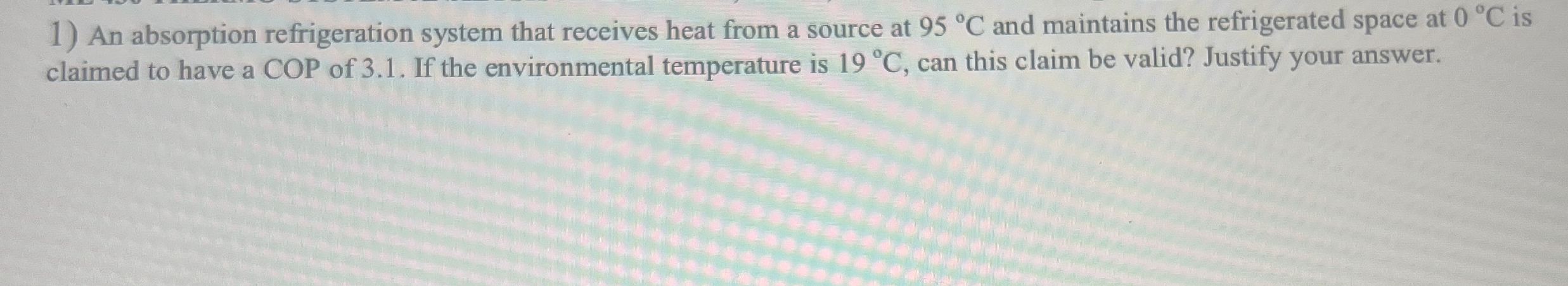 An absorption refrigeration system that receives