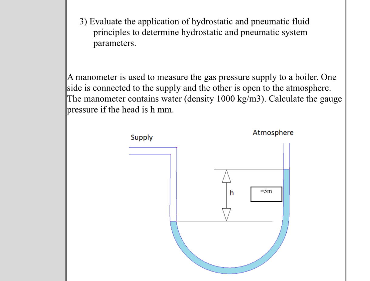 Evaluate the application of hydrostatic and