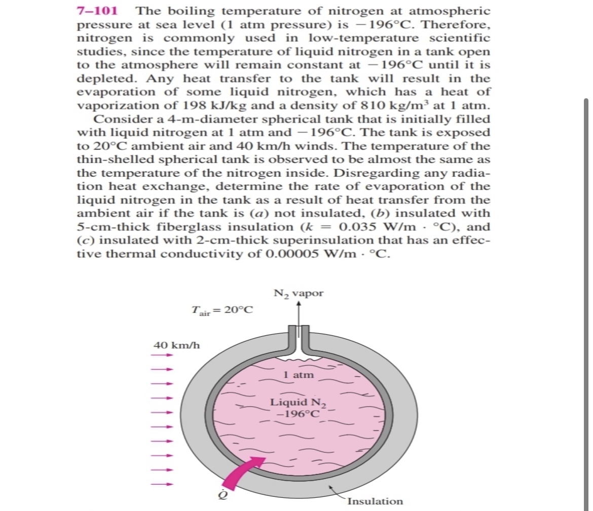 7 - 1 0 1 The boiling temperature of nitrogen at