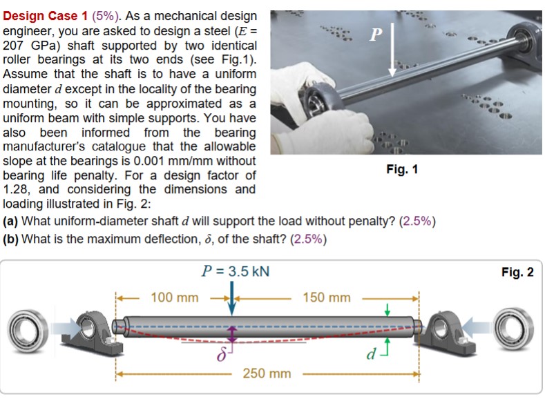 Design Case 1 ( 5 \ % ) . As a mechanical design