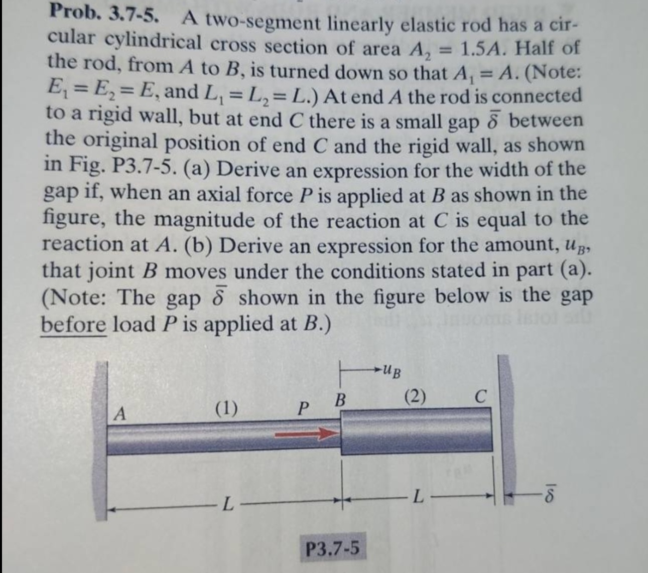 Prob. 3 . 7 - 5 . A two - segment linearly