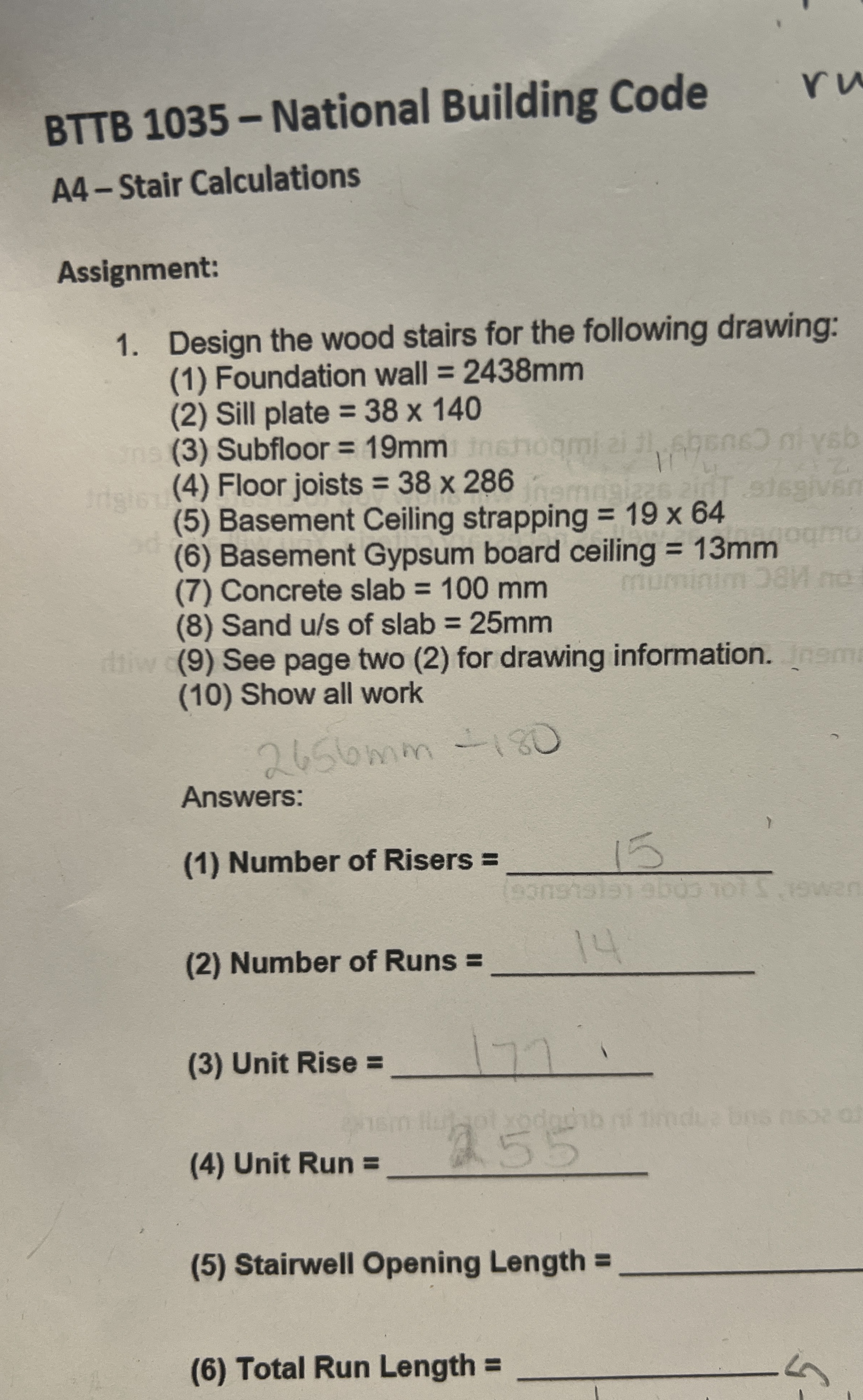 BTTB 1 0 3 5 - National Building Code A 4 - Stair