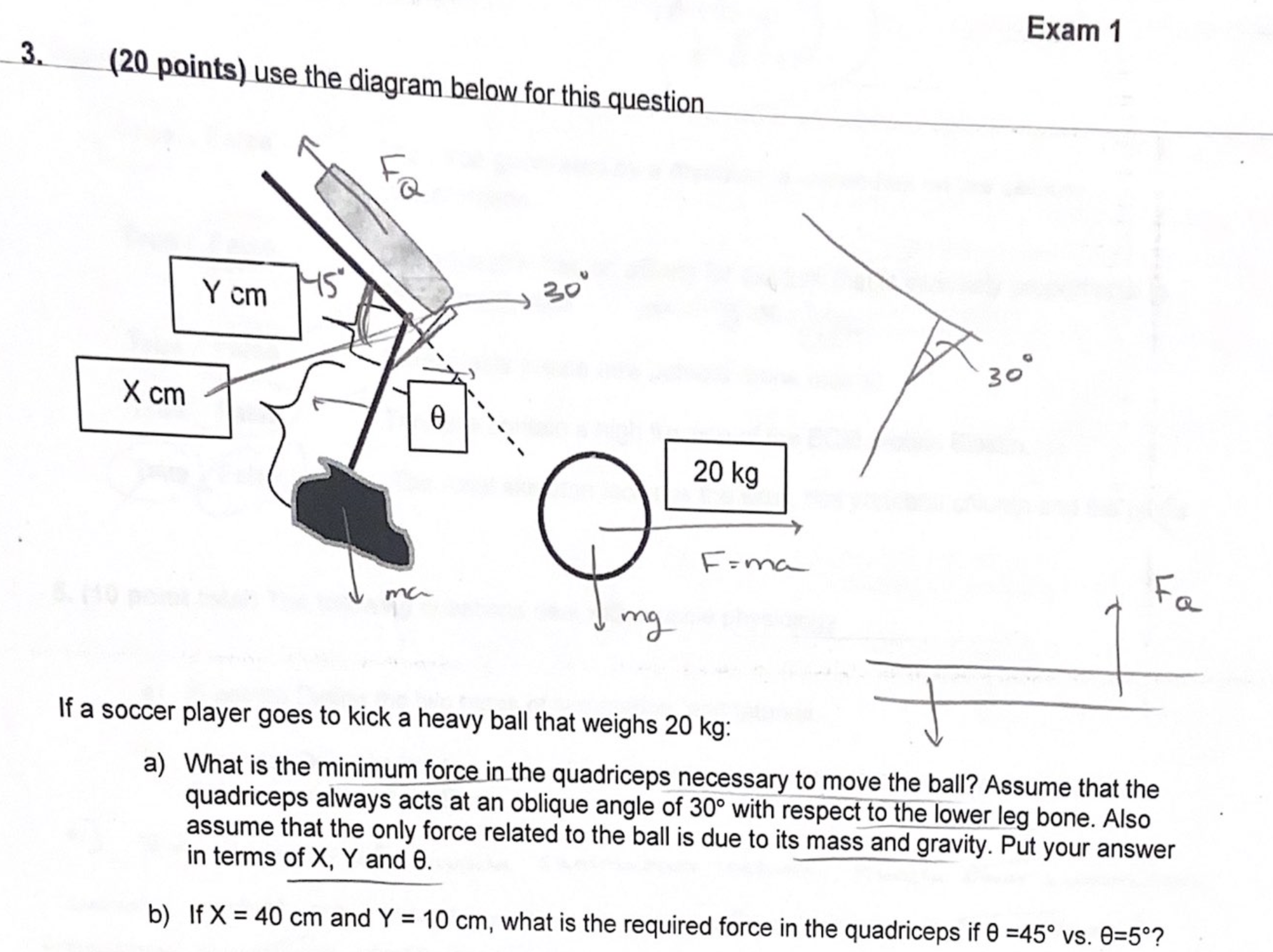 ( 2 0 points ) use the diagram below for this