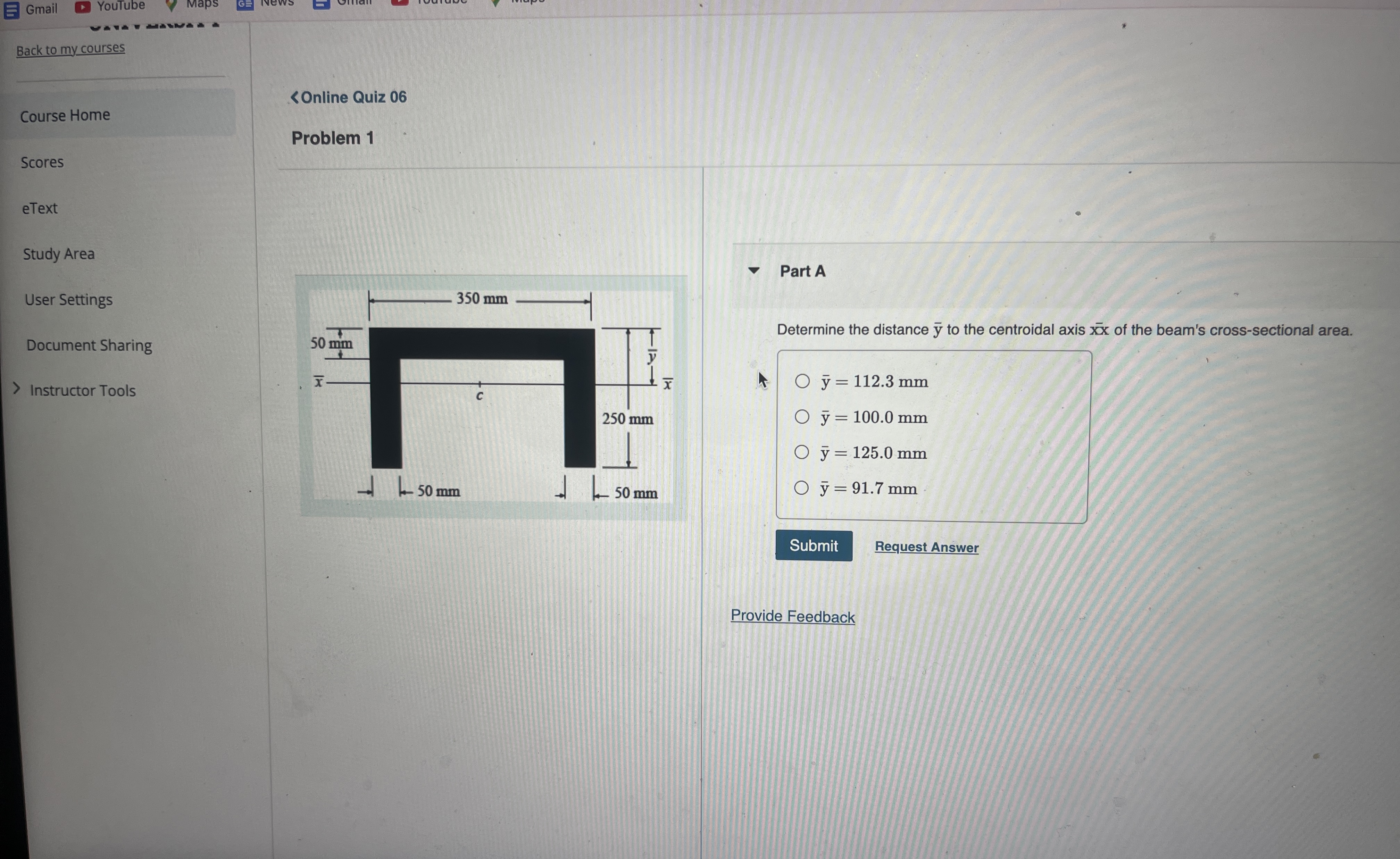 Gmail YouTube Maps Back to my courses Course Home