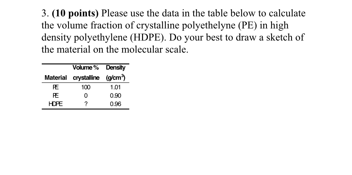 ( 1 0 points ) Please use the data in the table