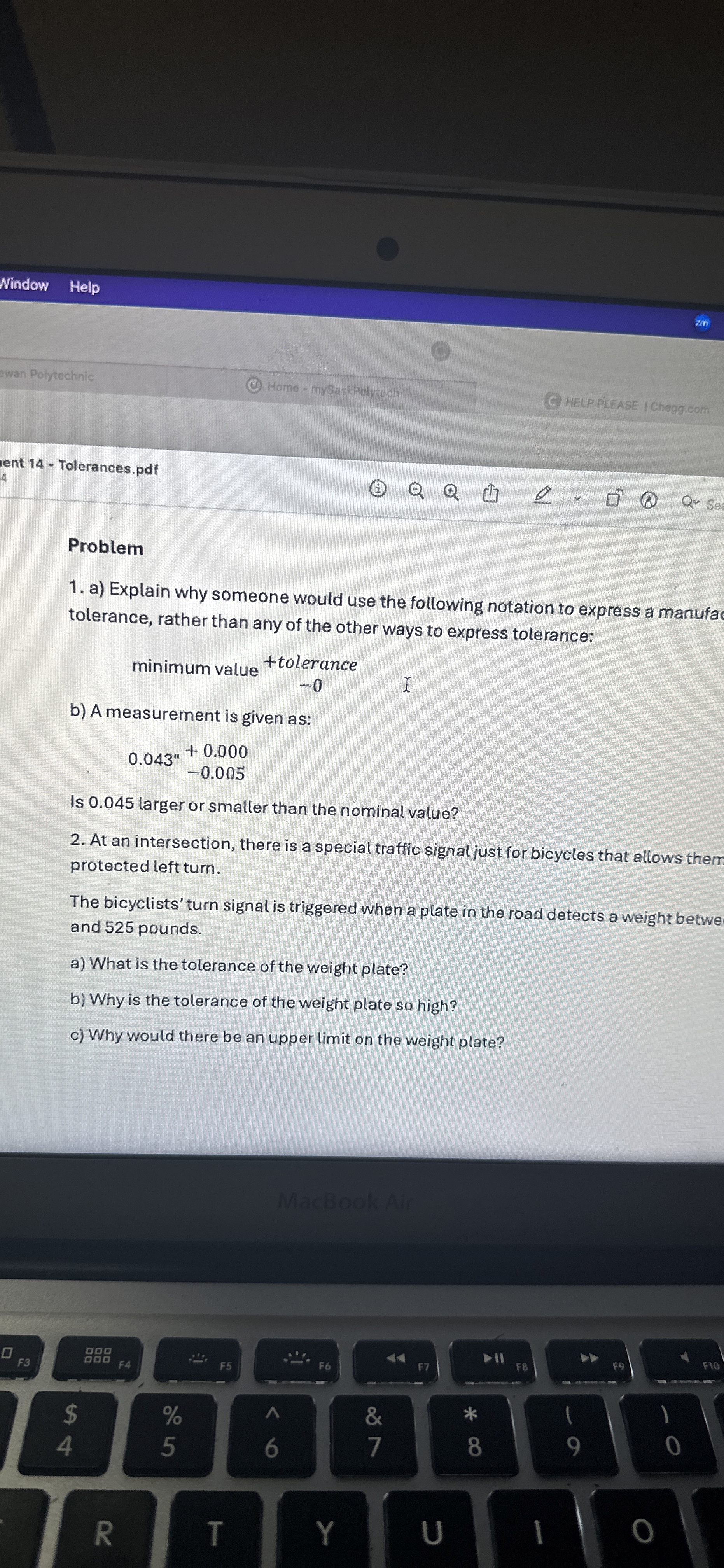 4 Problem a ) Explain why someone would use the