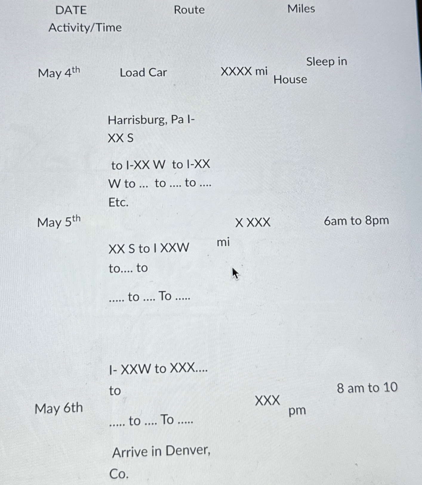 With School getting out on the SUNDAY 5 th of