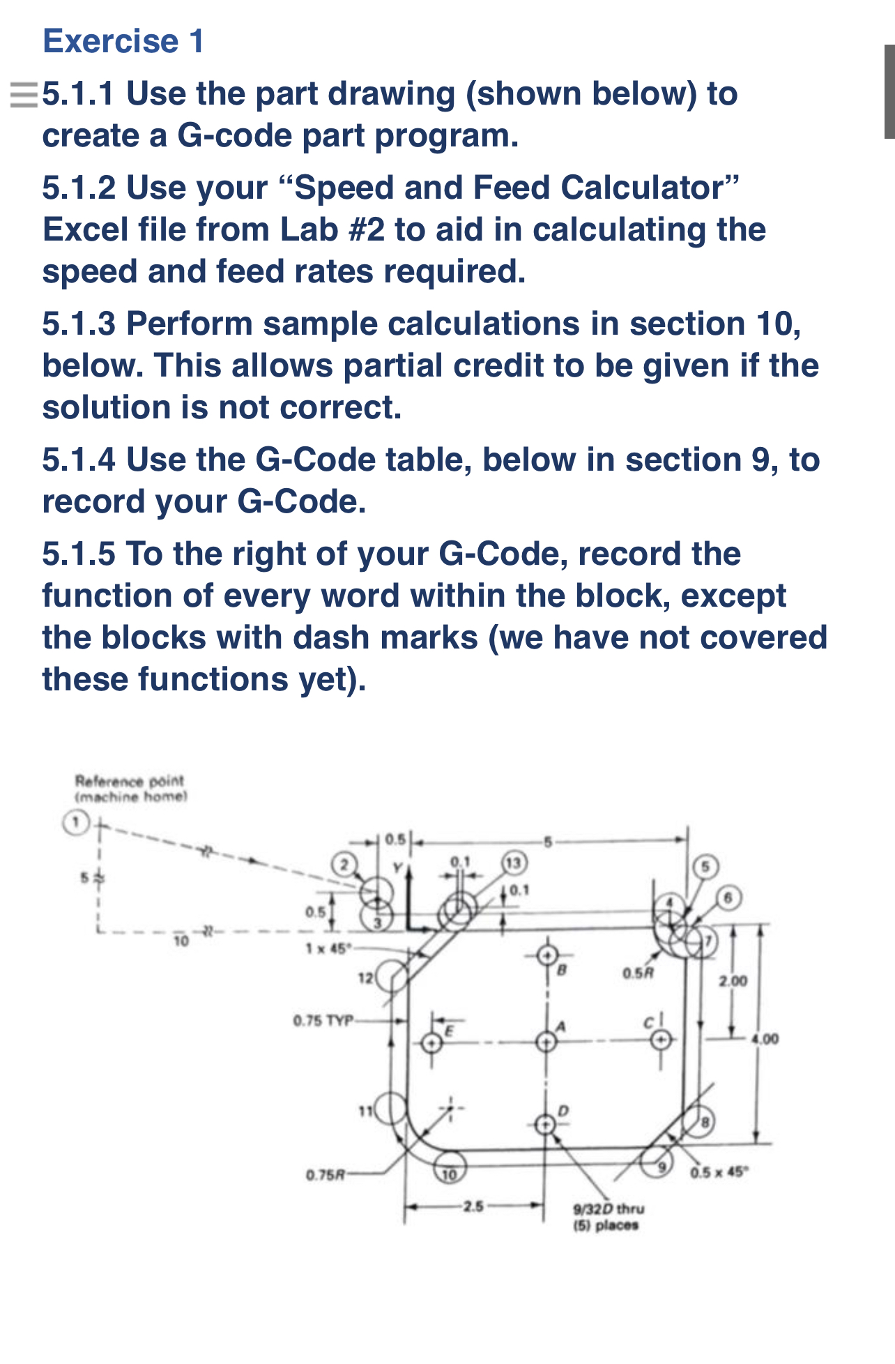 Given 4 . 1 . 1 Workpiece material: 6 0 6 1