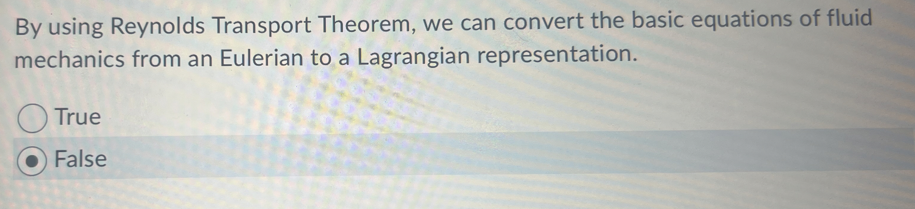 By using Reynolds Transport Theorem, we can