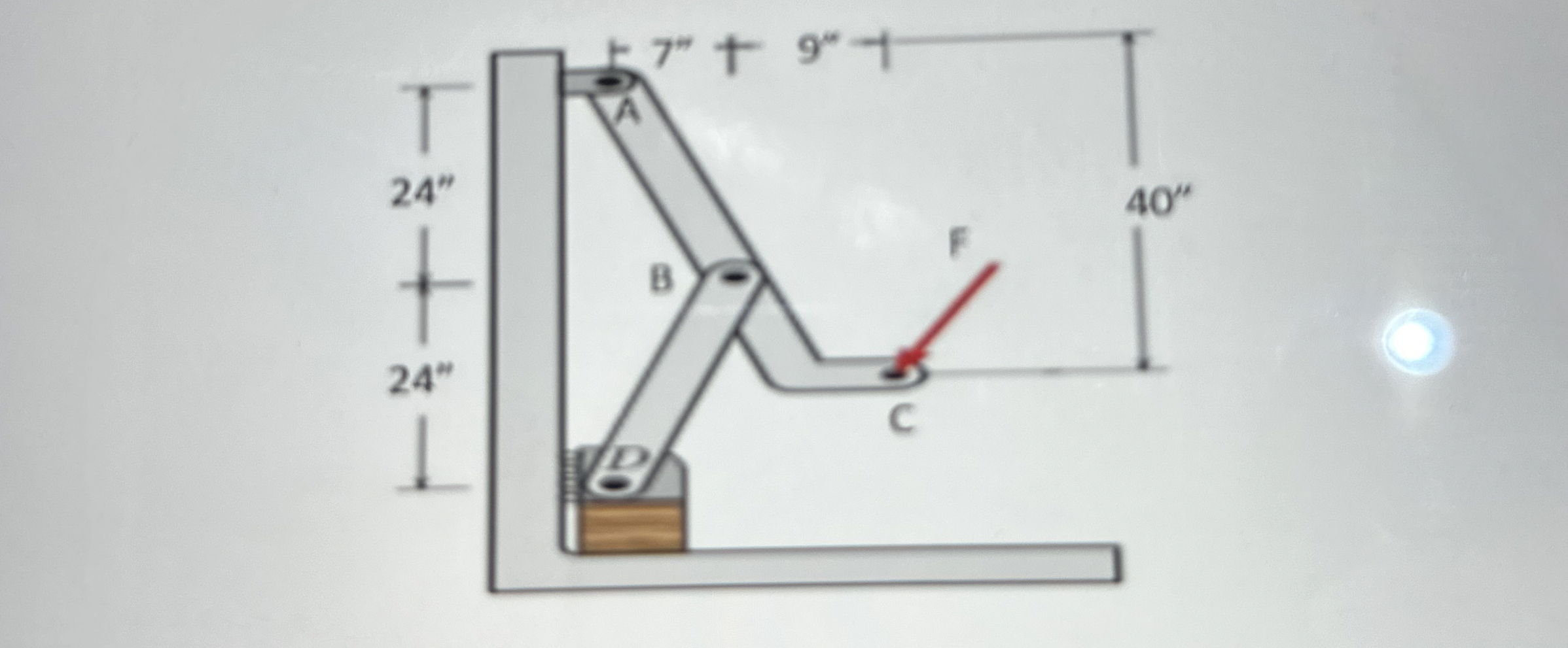 File Response: Knowing that angle = 6 0 , find