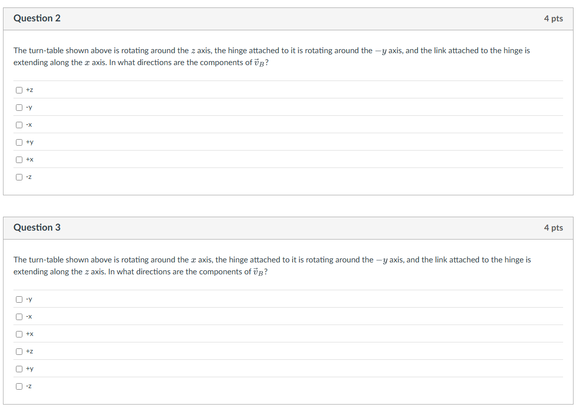 Question 2 The turn - table shown above is
