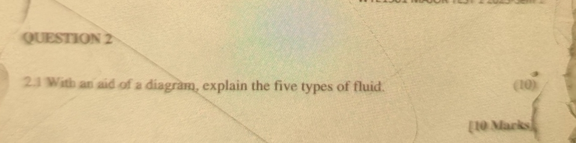 QUESTION 2 2 . 1 With an aid of a diagram,