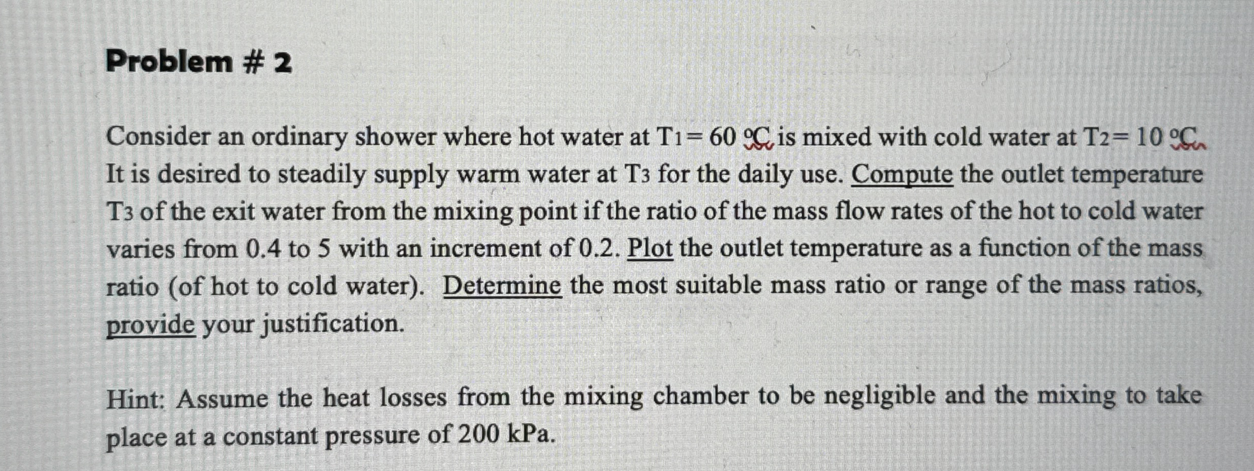 Solve the following using EES please Problem # 2