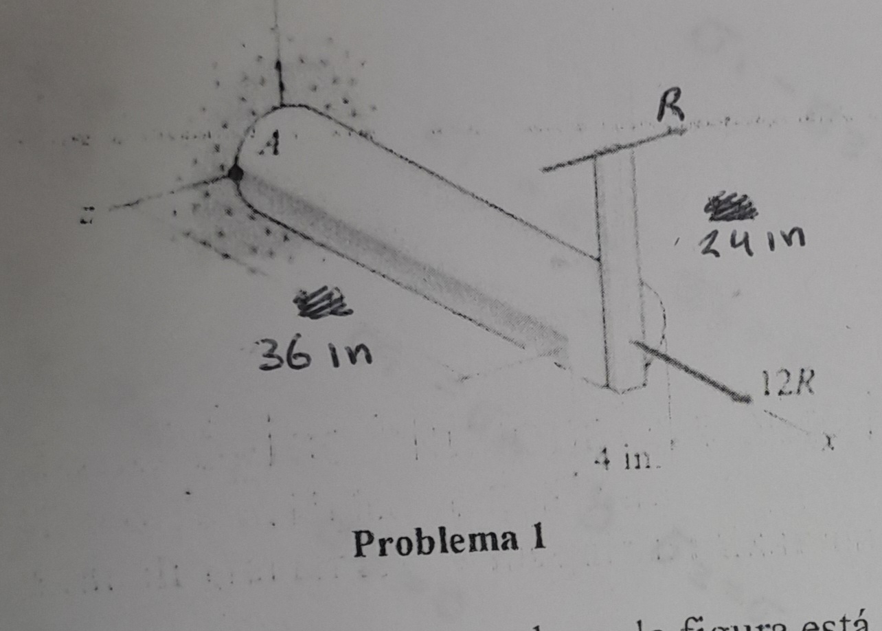 The solid circular shaft in the figure has a