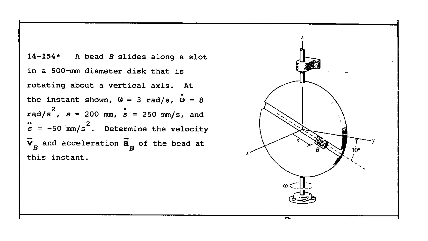 1 4 - 1 5 4 * A bead B slides along a slot in a 5