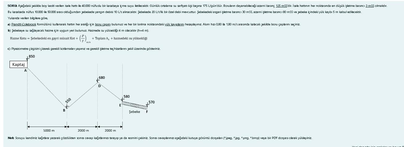 Yukanda verilen bilgilere g re . b ) ebekeye su
