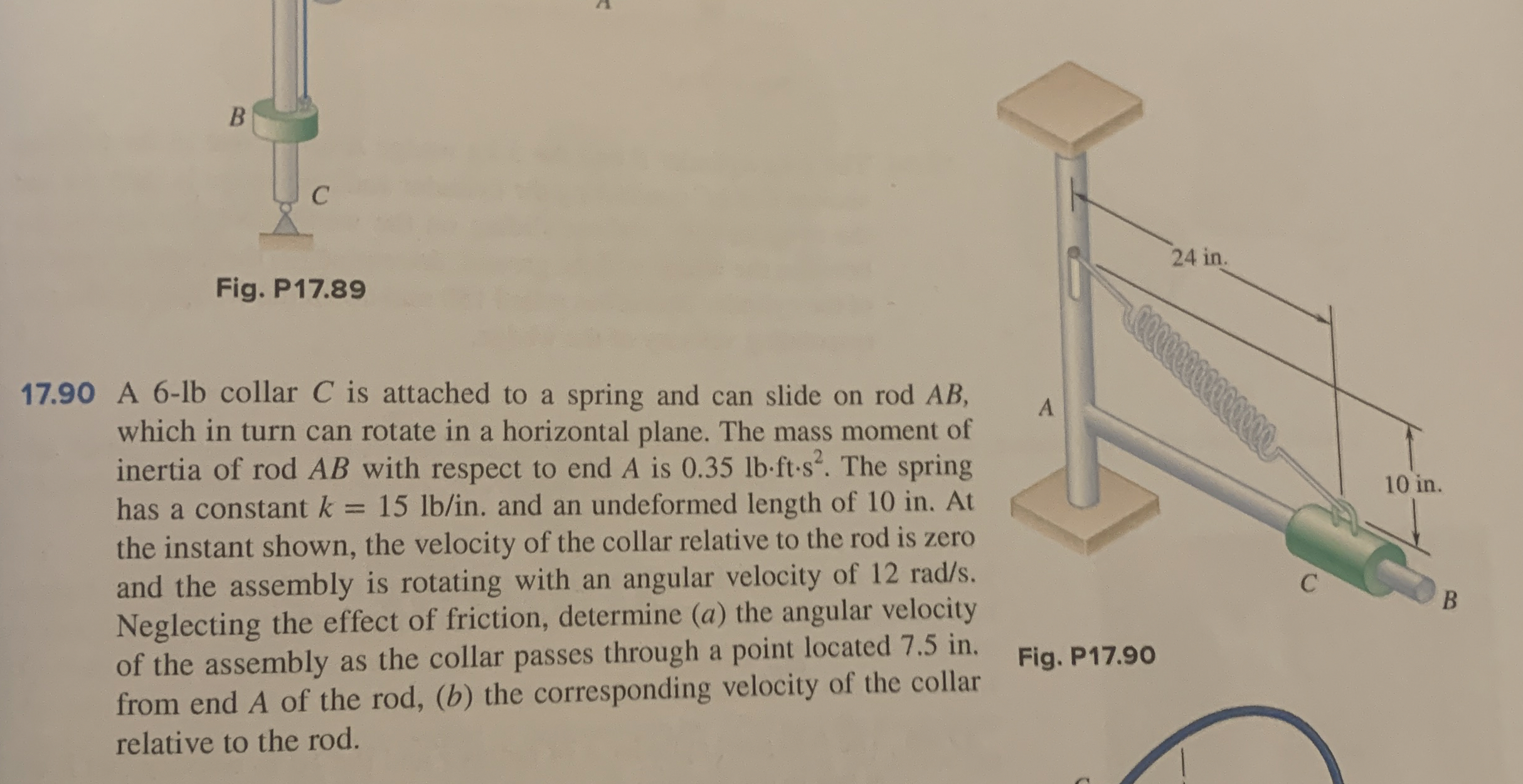 Please solve 1 7 . 9 0 a ) and b ) using Figure 1