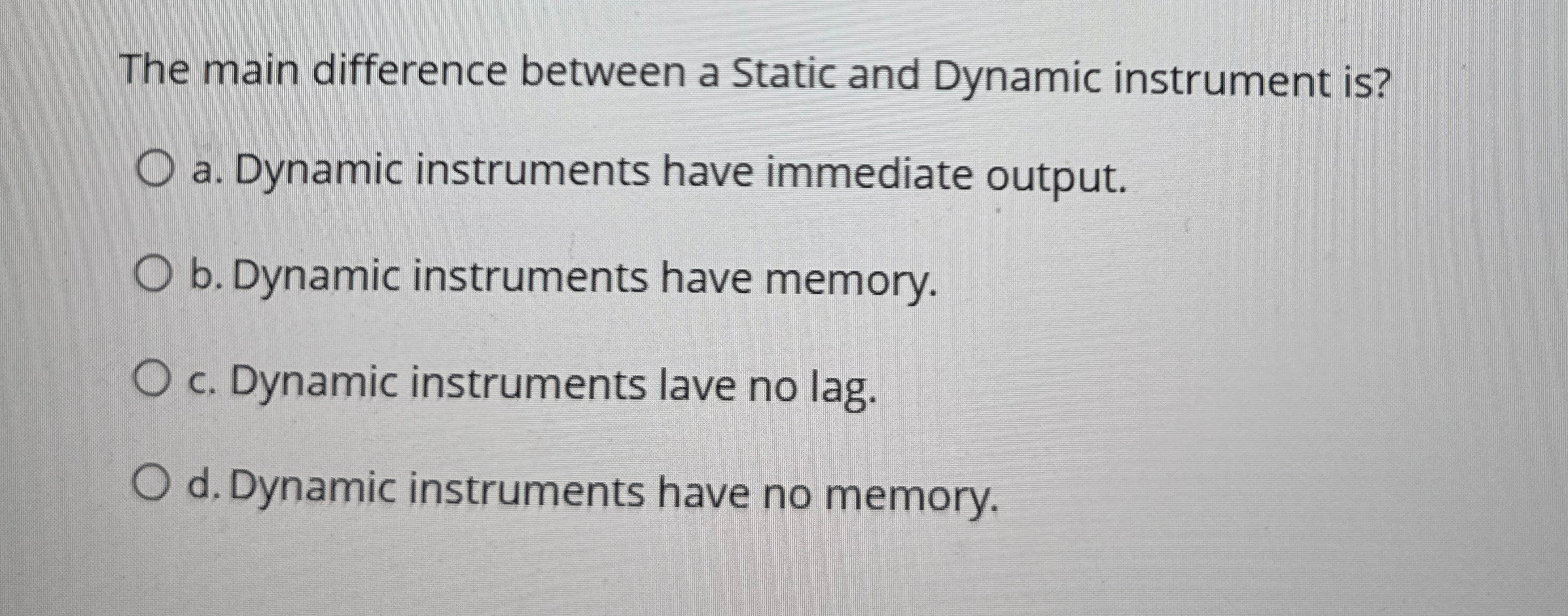 The main difference between a Static and Dynamic