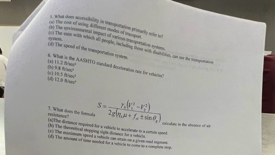 What does accessibility in transportation