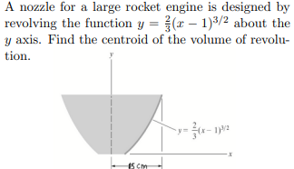 A nozzle for a large rocket engine is designed by