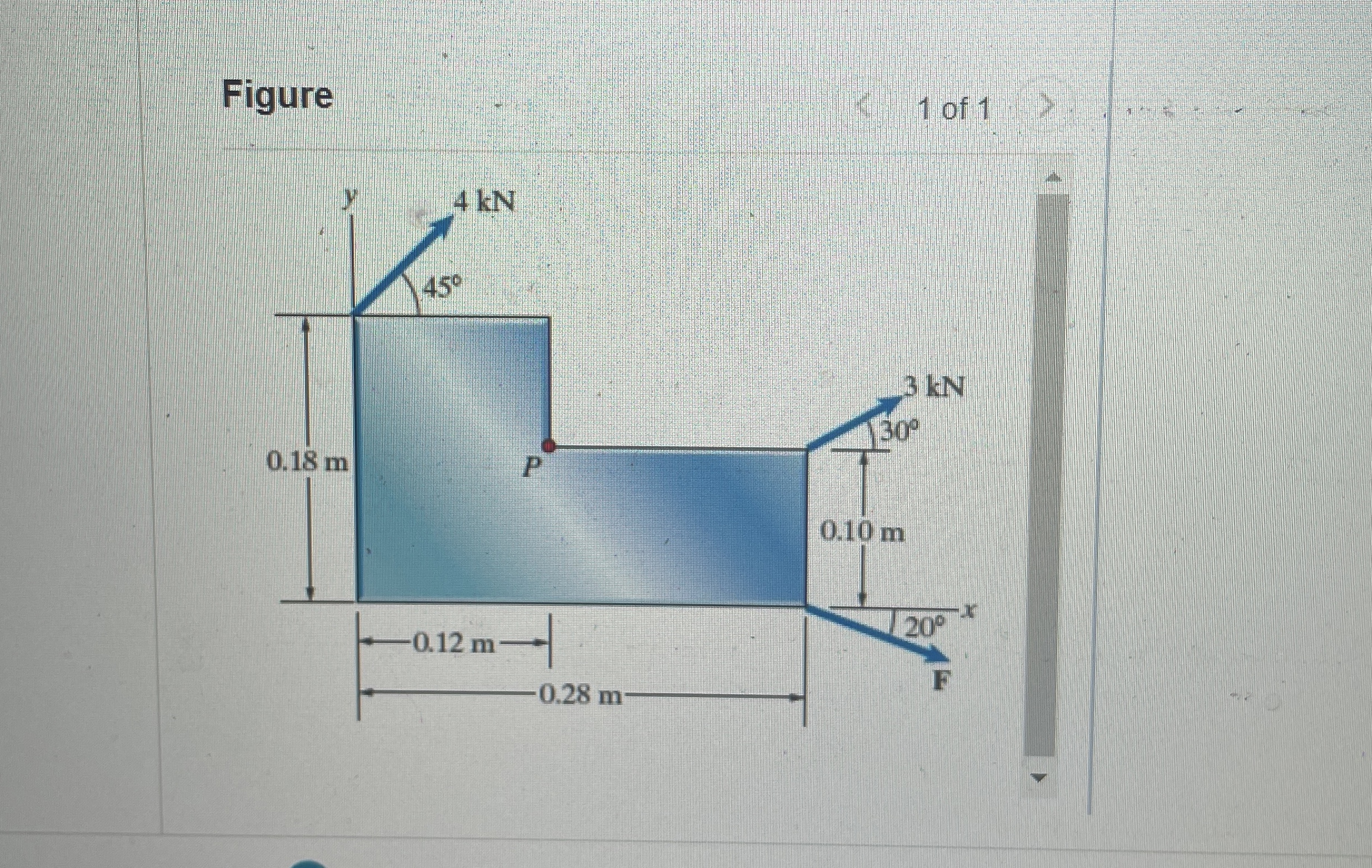 Part A Use M = r F to determine the sum of the