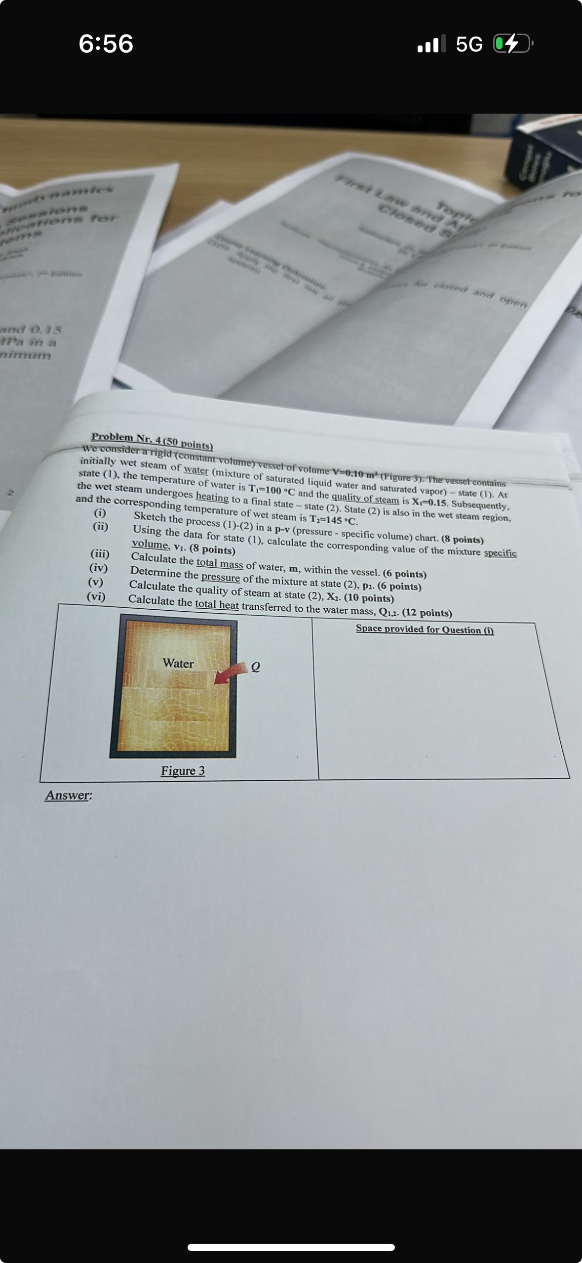 Problem Nr . 4 ( 5 0 points ) We consider arigid